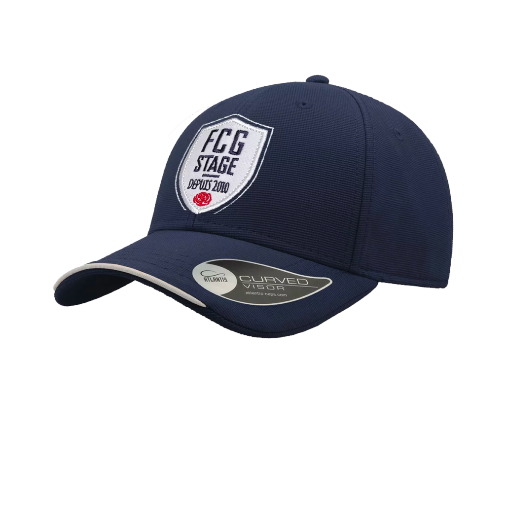 Casquette baseball sport personnalisable avec votre logo en ✓BRODERIE ✓ÉCUSSON ✓PATCH. Votre casquette personnalisée livrée en 5 à 15 jours. Atelier France