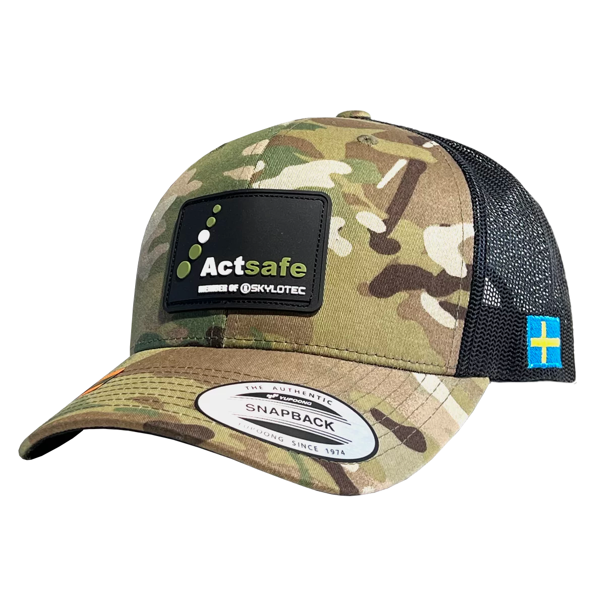 Casquette trucker Multicam à personnaliser avec votre logo. Personnalisation en ✓BRODERIE ✓ÉCUSSON ✓PATCH. Casquette personnalisée livrée en 5 à 15 jours.