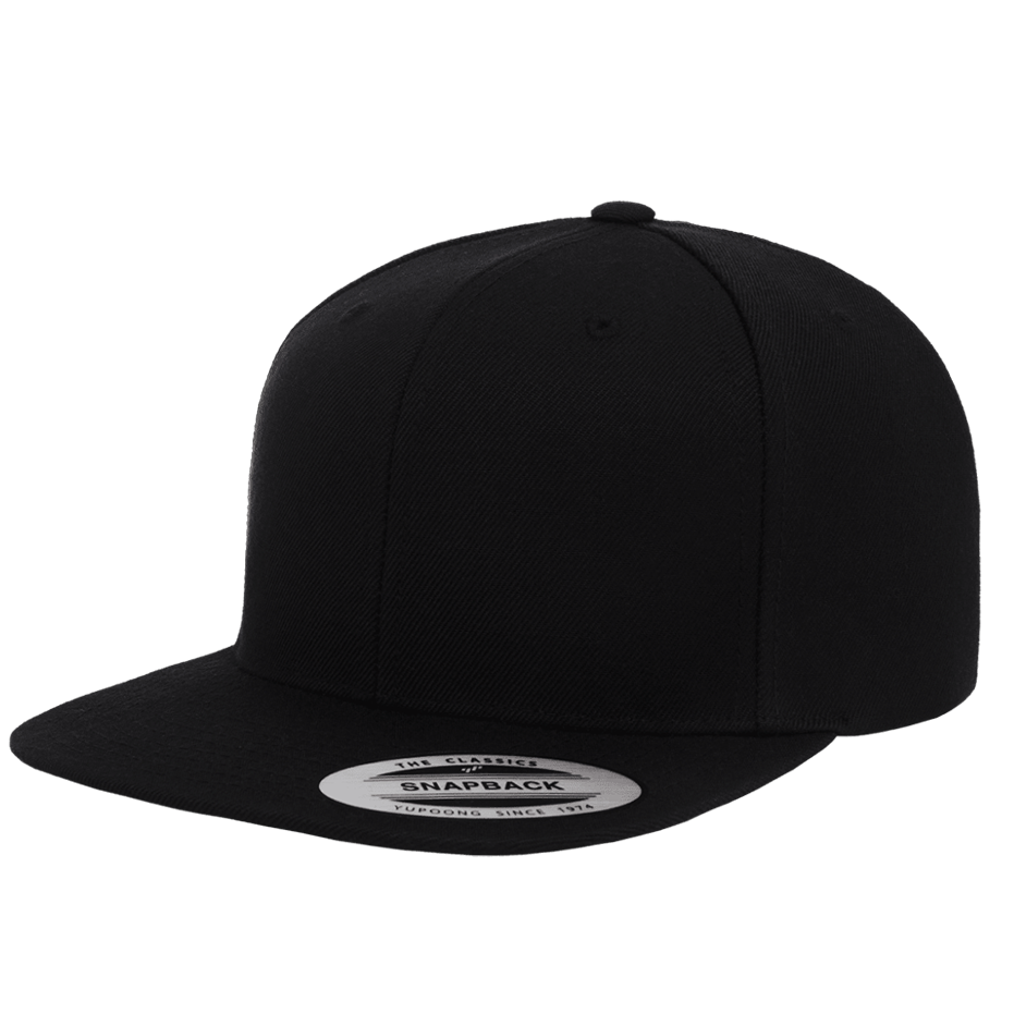 CASQUETTE SNAPBACK Yupoong Classique personnalisée black-2