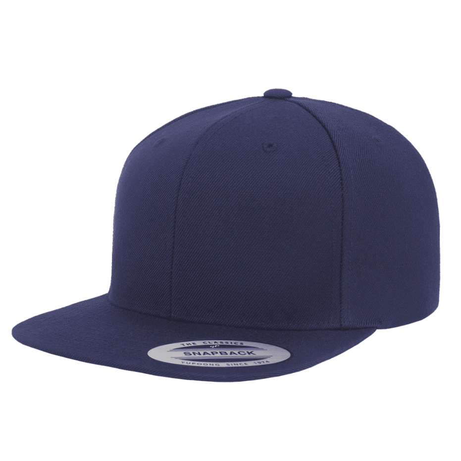 CASQUETTE SNAPBACK Yupoong Classique personnalisée navy