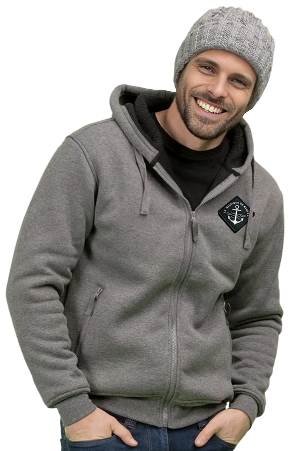 Veste sherpa personnalisable avec votre logo