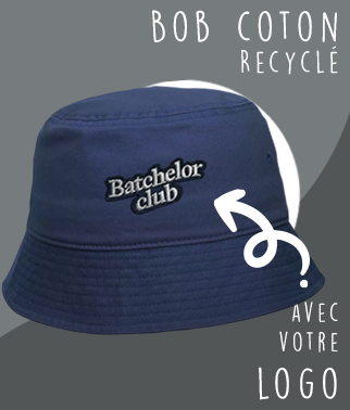 Bob en coton recyclé à personnaliser | Textile Print
