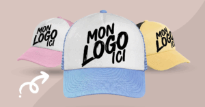 Personnalisez vos casquettes d'entreprise pour un évènement avec votre logo