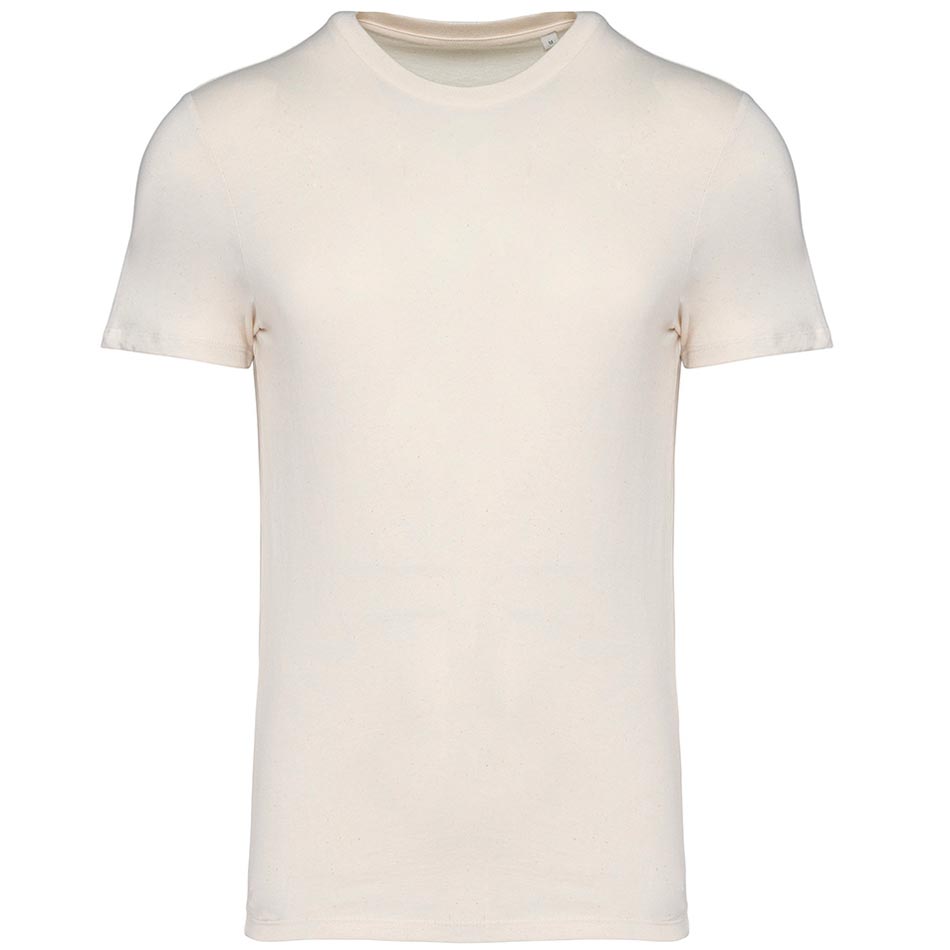 Tee-shirt coton bio personnalisé raw-natural