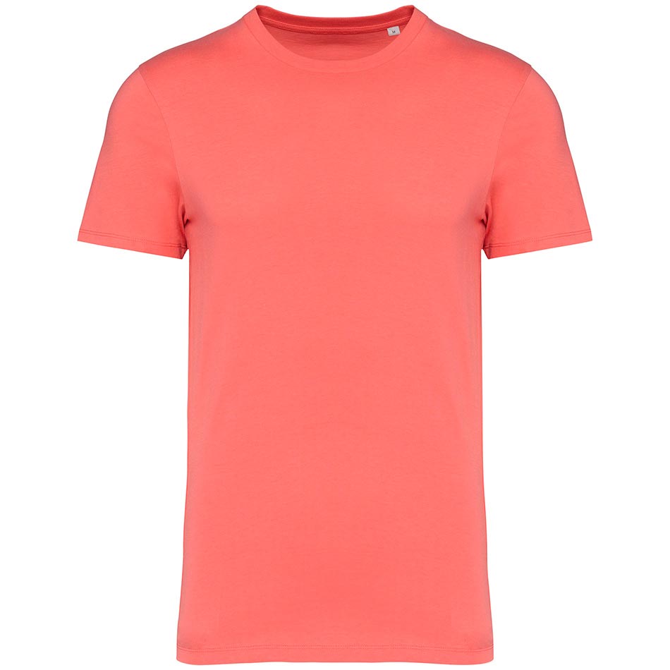 Tee-shirt coton bio personnalisé light-coral