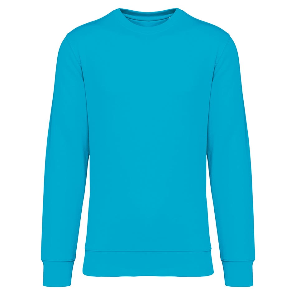 Pull personnalisé coton bio light-turquoise