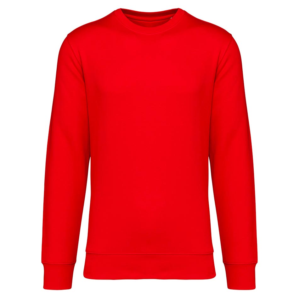 Pull personnalisé coton bio poppy-red