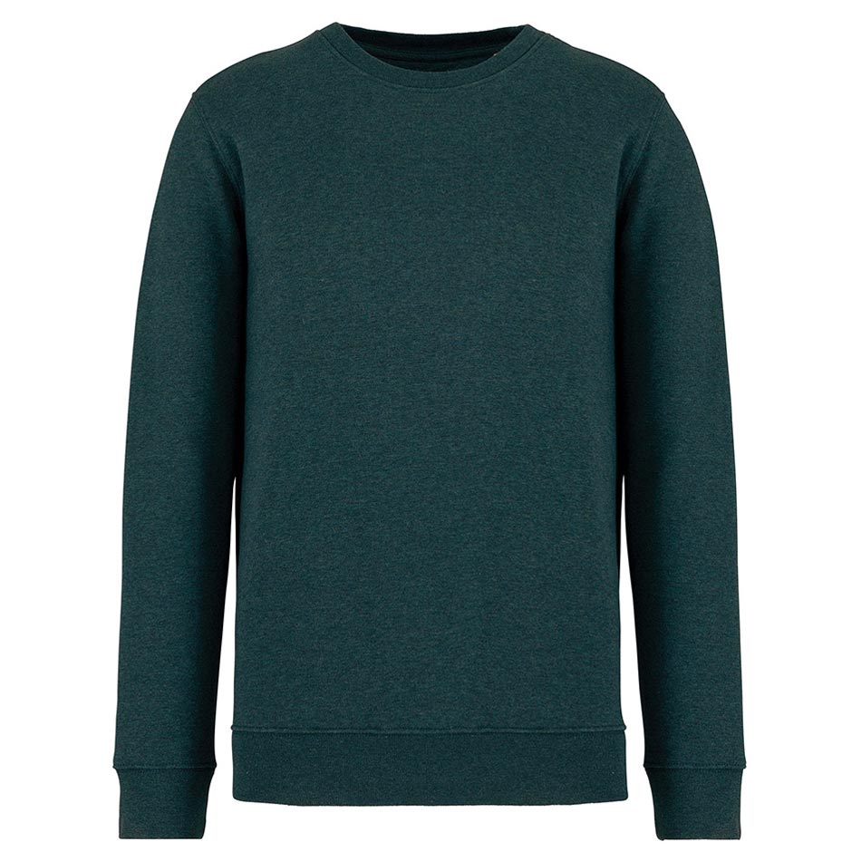 Pull personnalisé coton bio amazon-green-heather