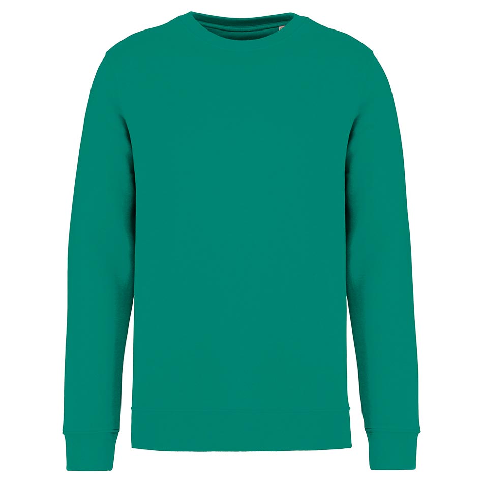 Pull personnalisé coton bio gemstone-green