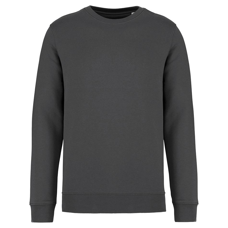 Pull personnalisé coton bio iron-grey