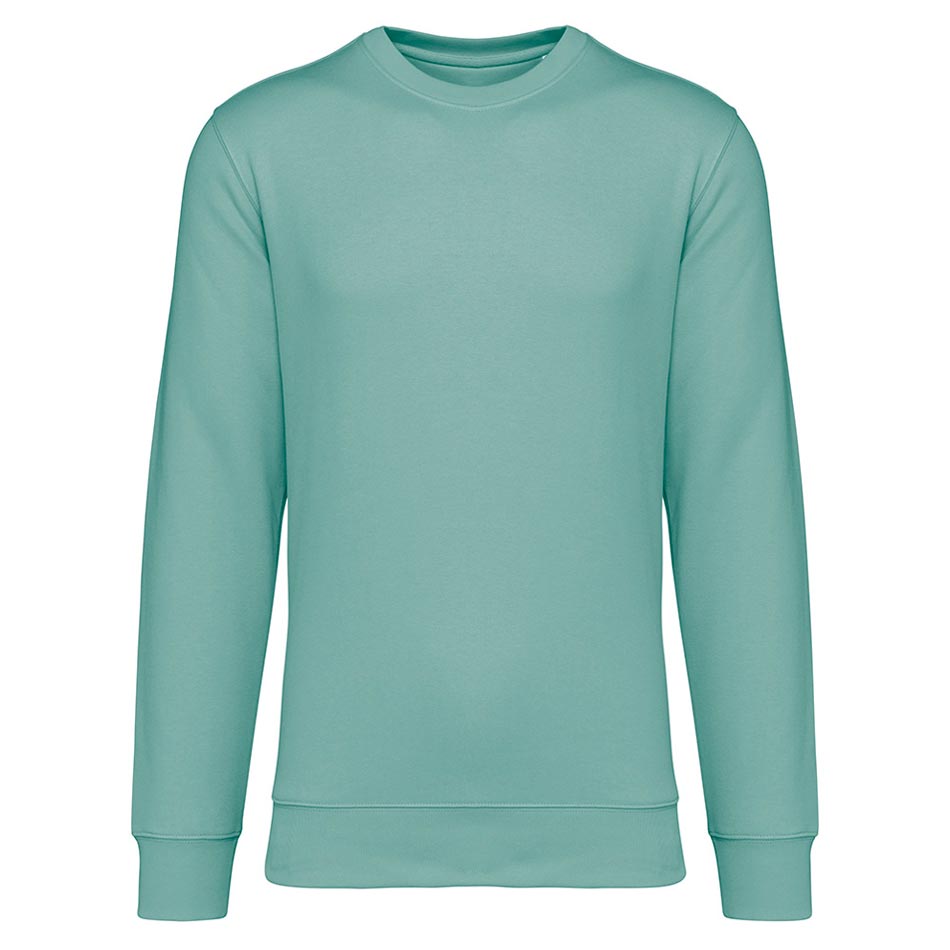 Pull personnalisé coton bio jade-green