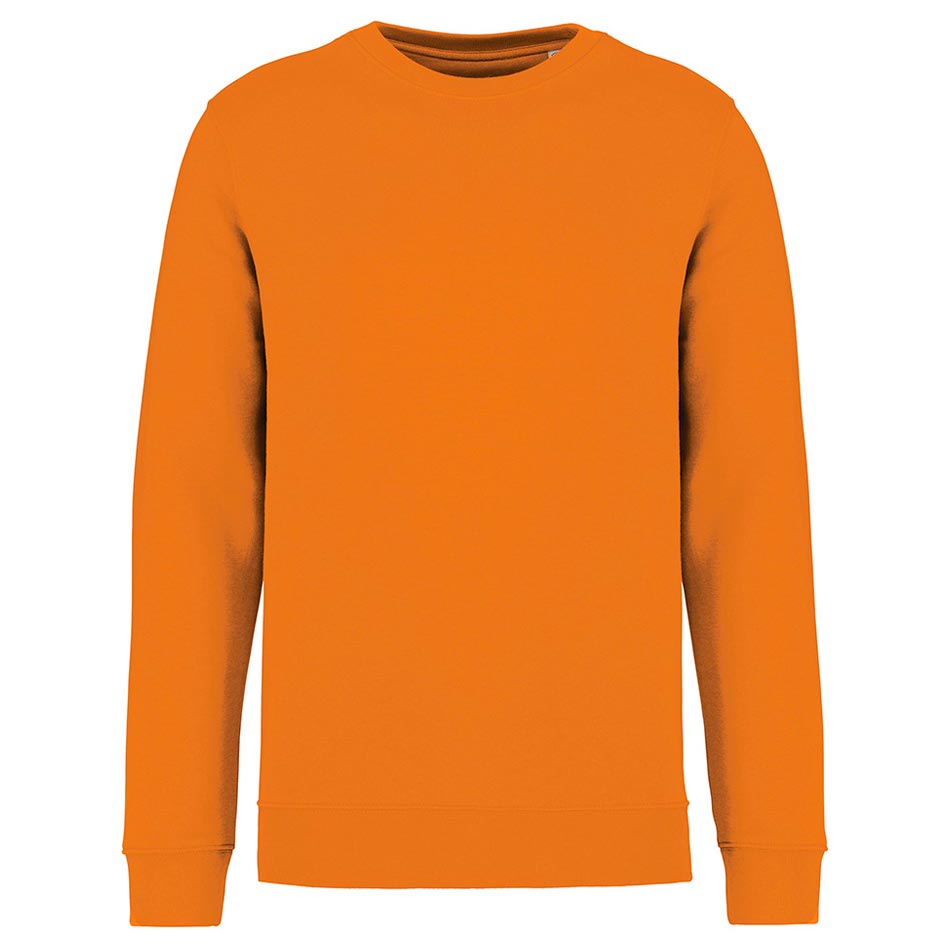 Pull personnalisé coton bio tangerine