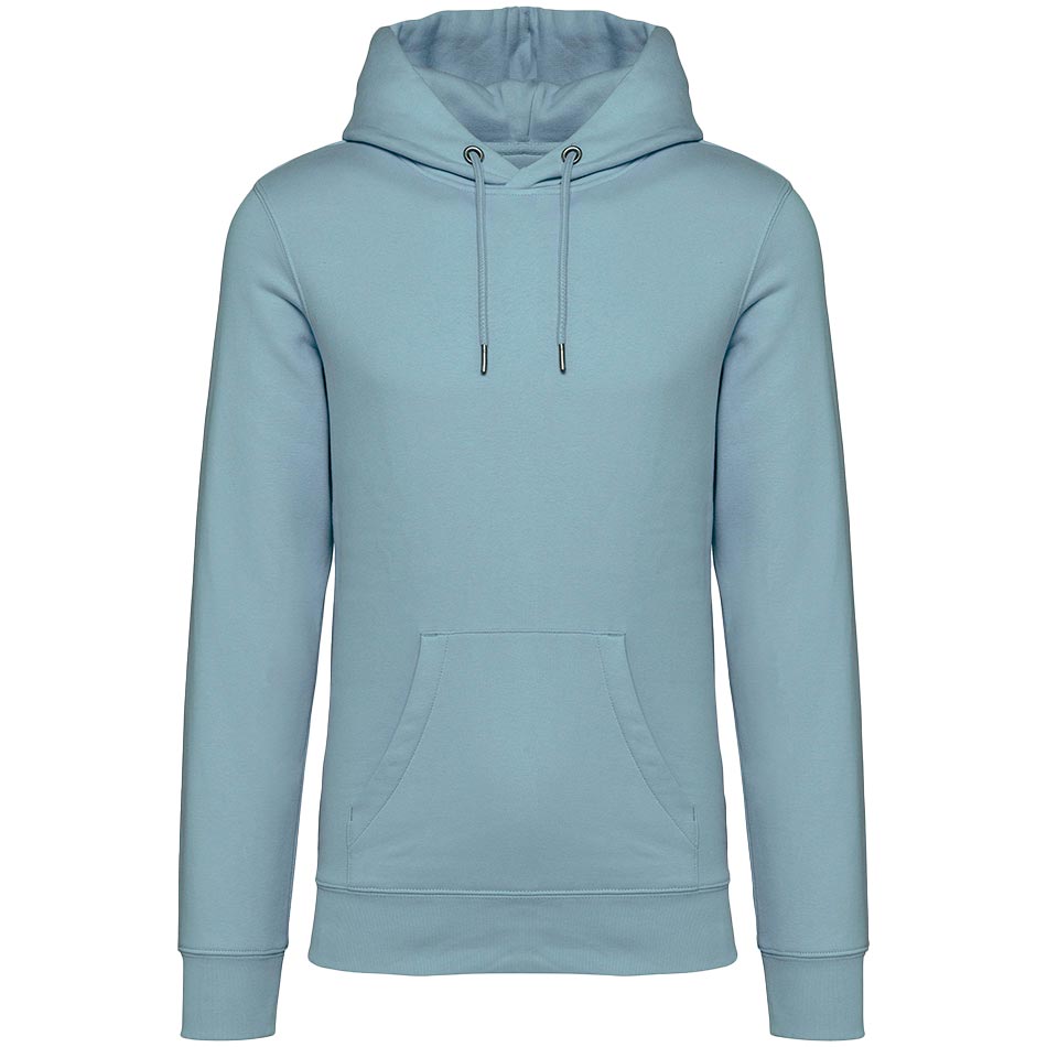 Sweat à capuche unisexe écologique aquamarine