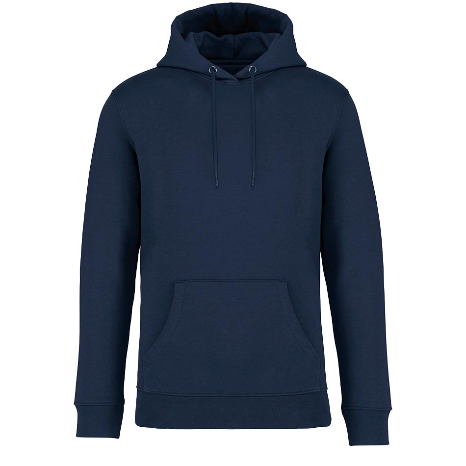 Sweat à capuche unisexe écologique navy-blue