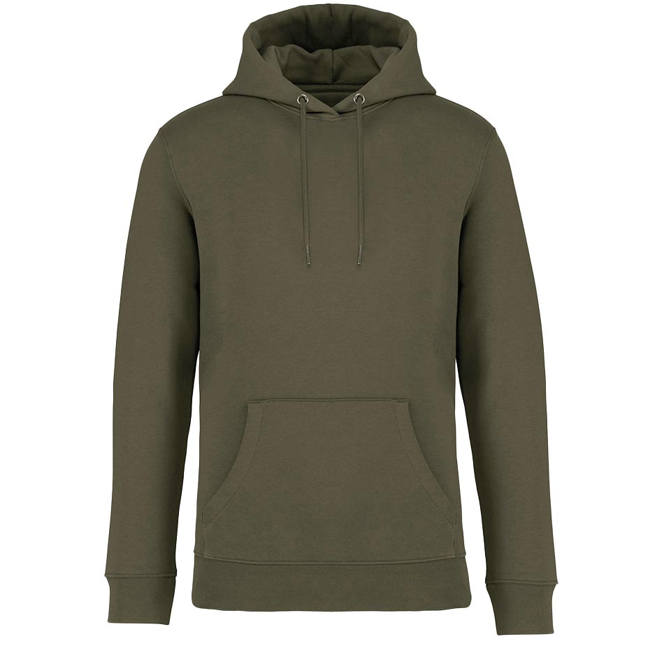 Sweat à capuche unisexe écologique organic-khaki