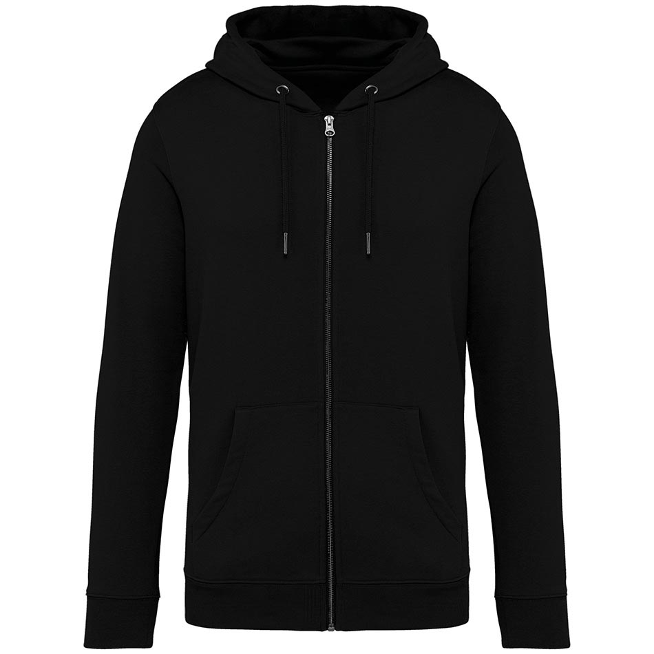 Veste personnalisée coton bio black-2