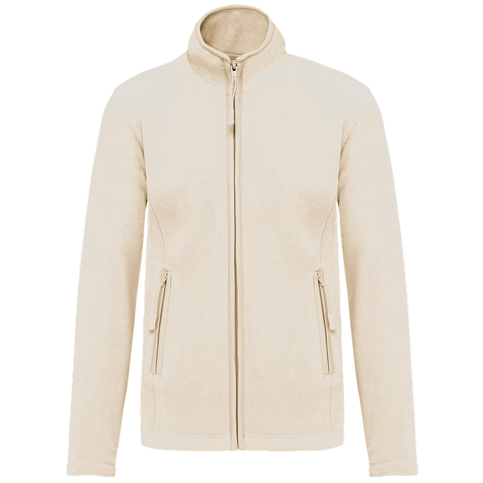 Veste micropolaire zippée à personnaliser natural