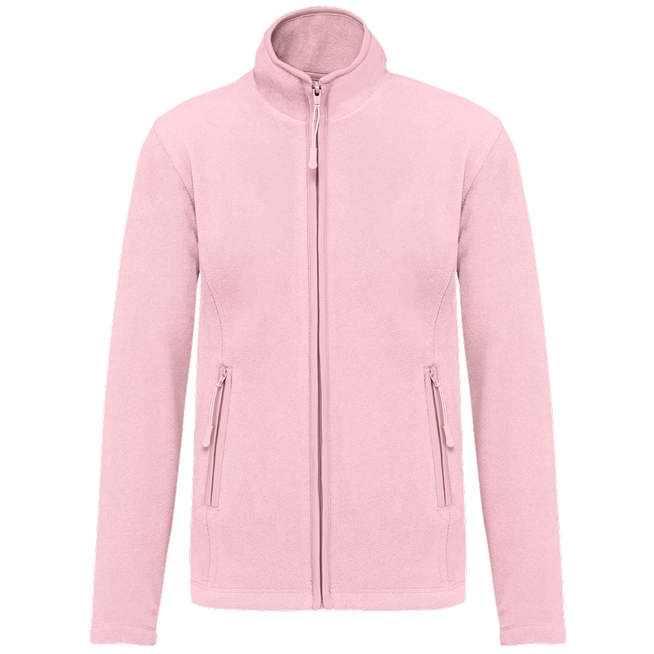 Veste micropolaire zippée à personnaliser pale-pink