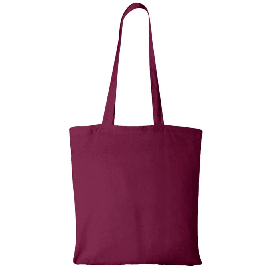 Tote bag personnalisé burgundy