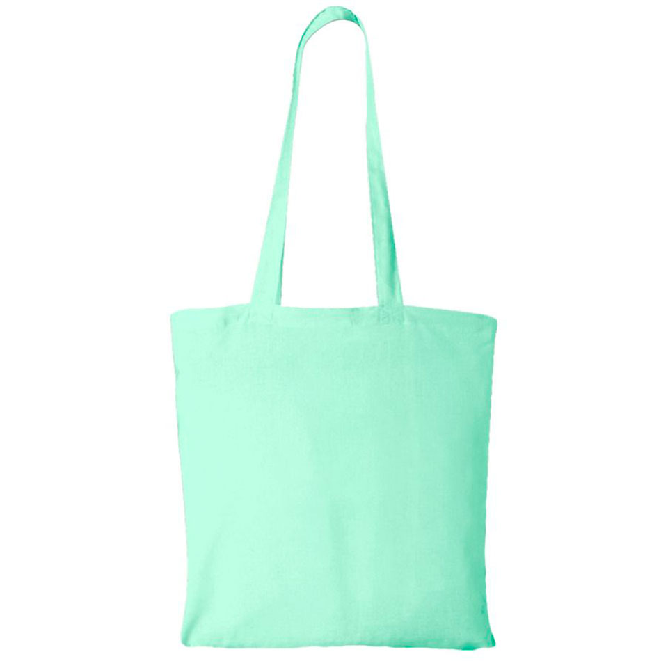 Tote bag personnalisé pastel-mint