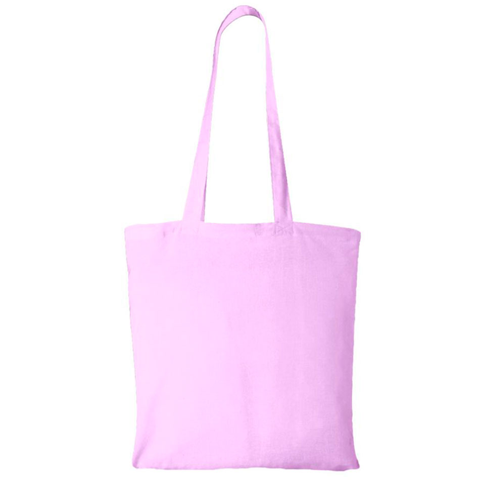 Tote bag personnalisé pastel-pink