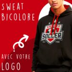 Sweat-shirt bicolore personnalisé