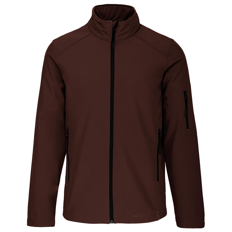 Veste softshell à personnaliser chocolate