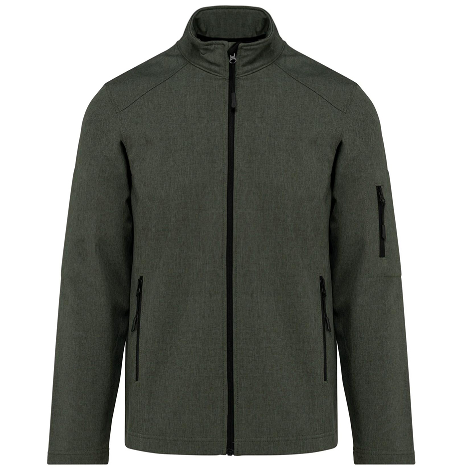 Veste softshell à personnaliser marl-green