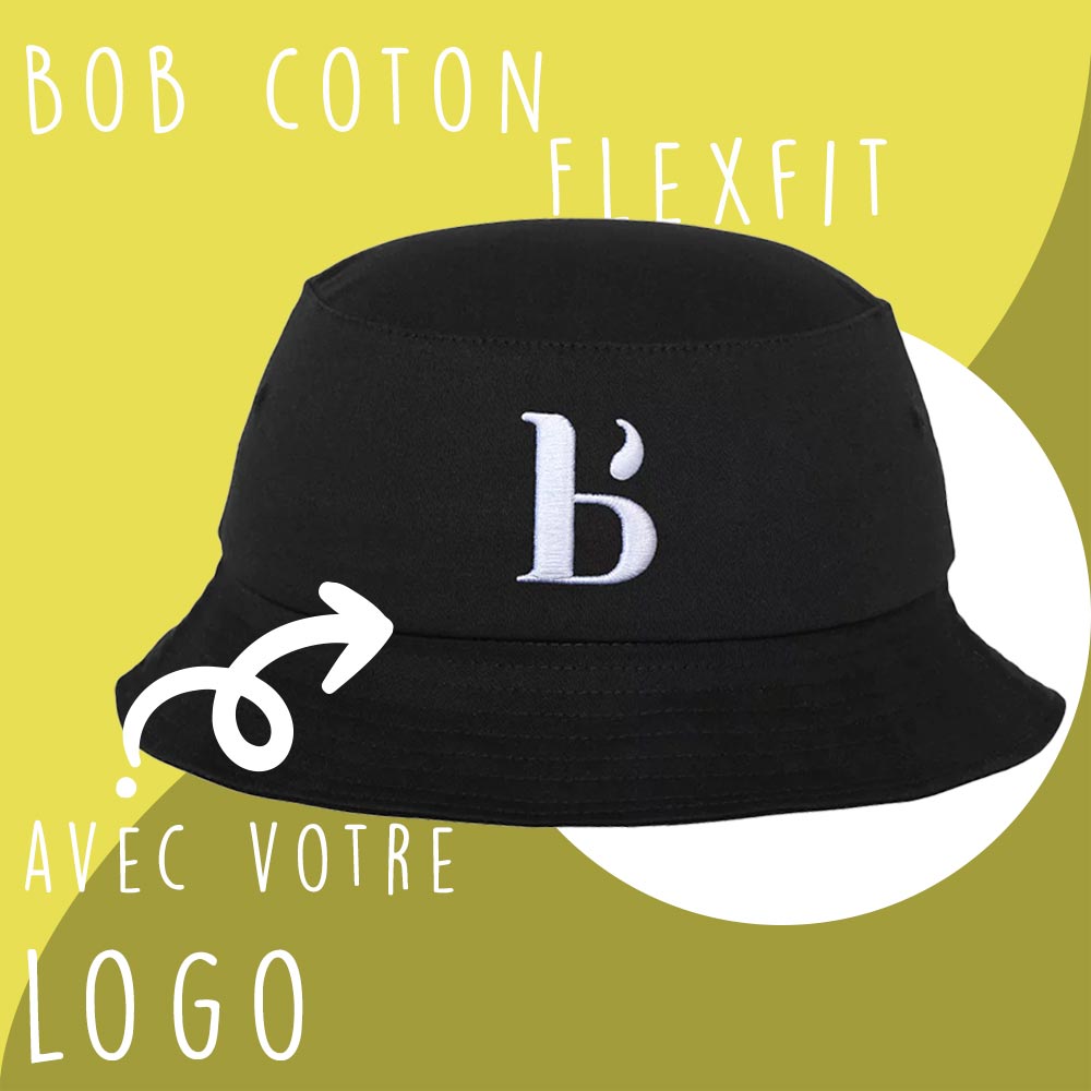 Bob Personnalisé - Chapeau De Soleil Avec Logo Ou Texte à Ajouter - Homme/Femme - Idée Cadeau Originale Pour Amis Et Famille - 8