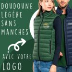 Doudoune sans manches personnalisée