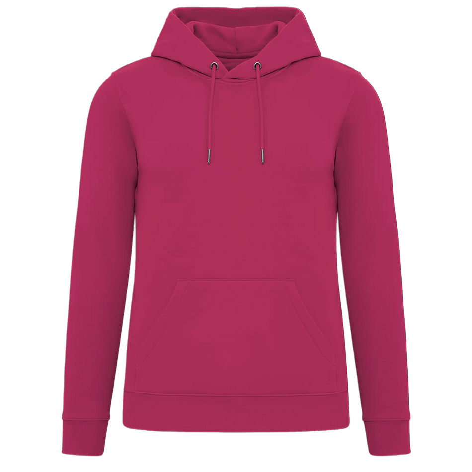 Sweat à capuche unisexe écologique cherry-purple