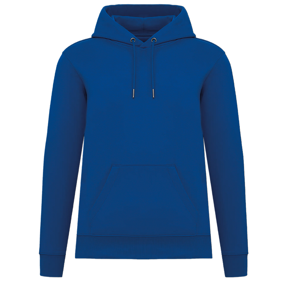 Sweat à capuche unisexe écologique sea-blue