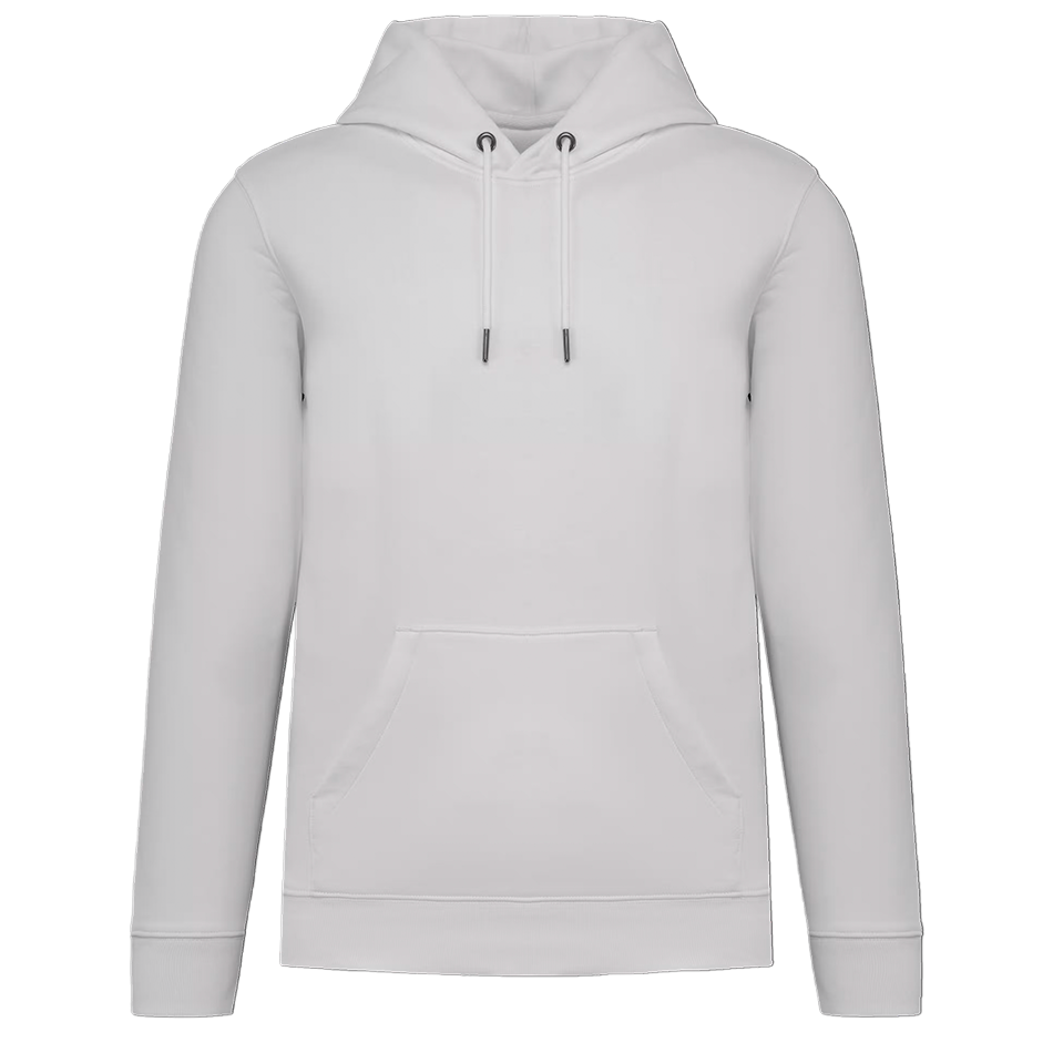 Sweat à capuche unisexe écologique white-white