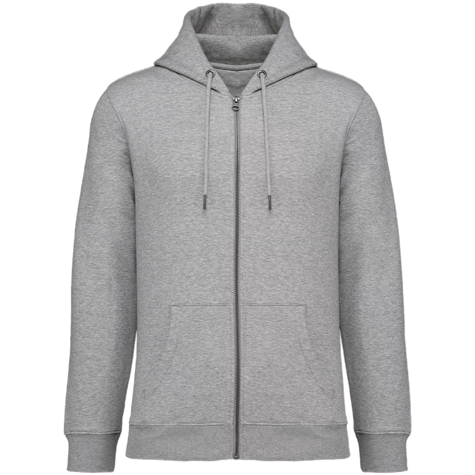 Veste personnalisée coton bio moon-grey-heather