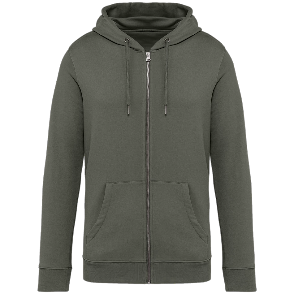 Veste personnalisée coton bio organic-khaki