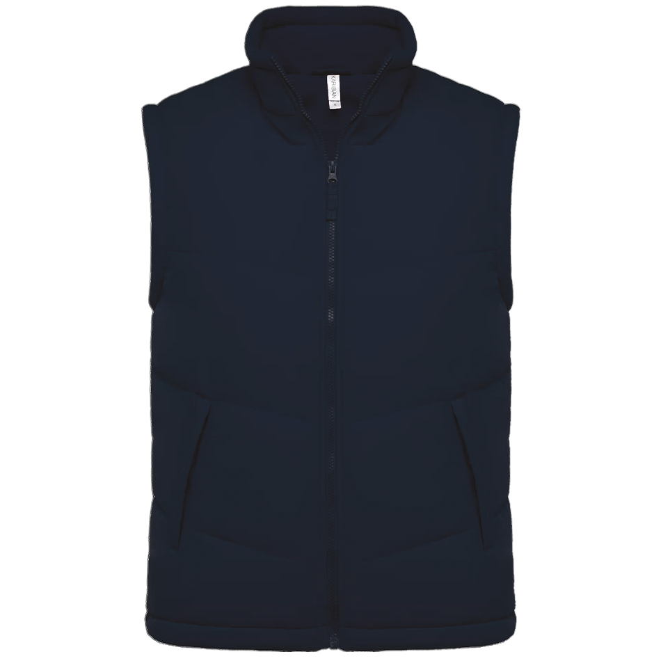 Bodywarmer doublé polaire à personnaliser navy