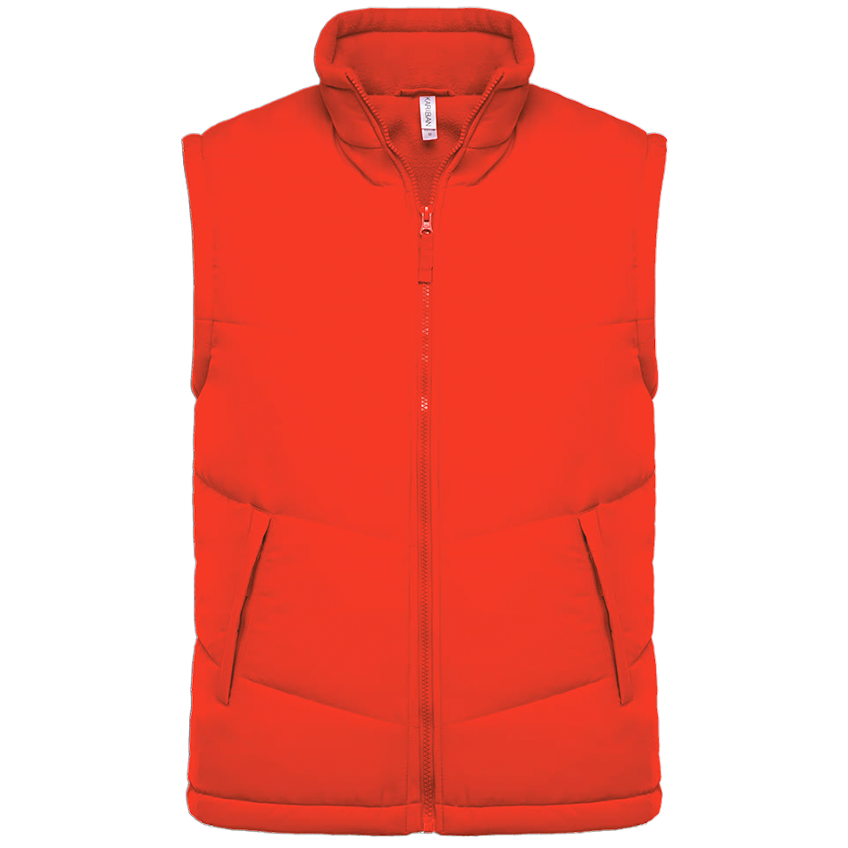 Bodywarmer doublé polaire à personnaliser red-2