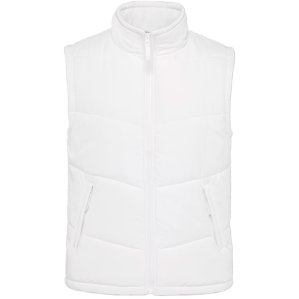 Bodywarmer doublé polaire à personnaliser white-white
