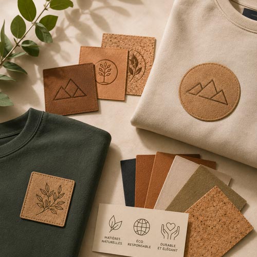 Patchs en suédine, simili cuir et liège pour personnaliser un textile