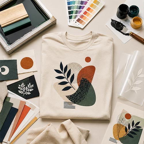 Techniques d'impression textile : sérigraphie, DTF, broderie