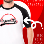 Tee-shirt baseball personnalisable