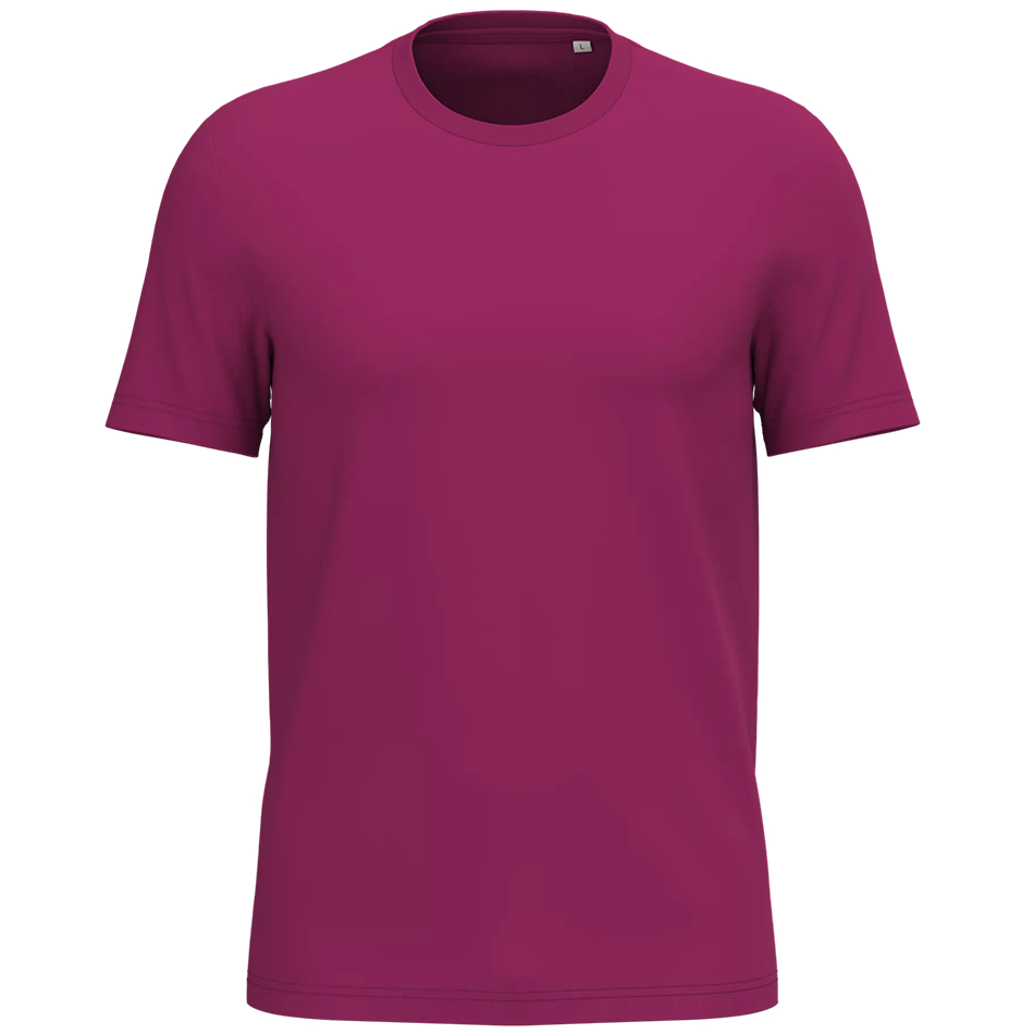 Tee-shirt coton bio personnalisé cherry-purple