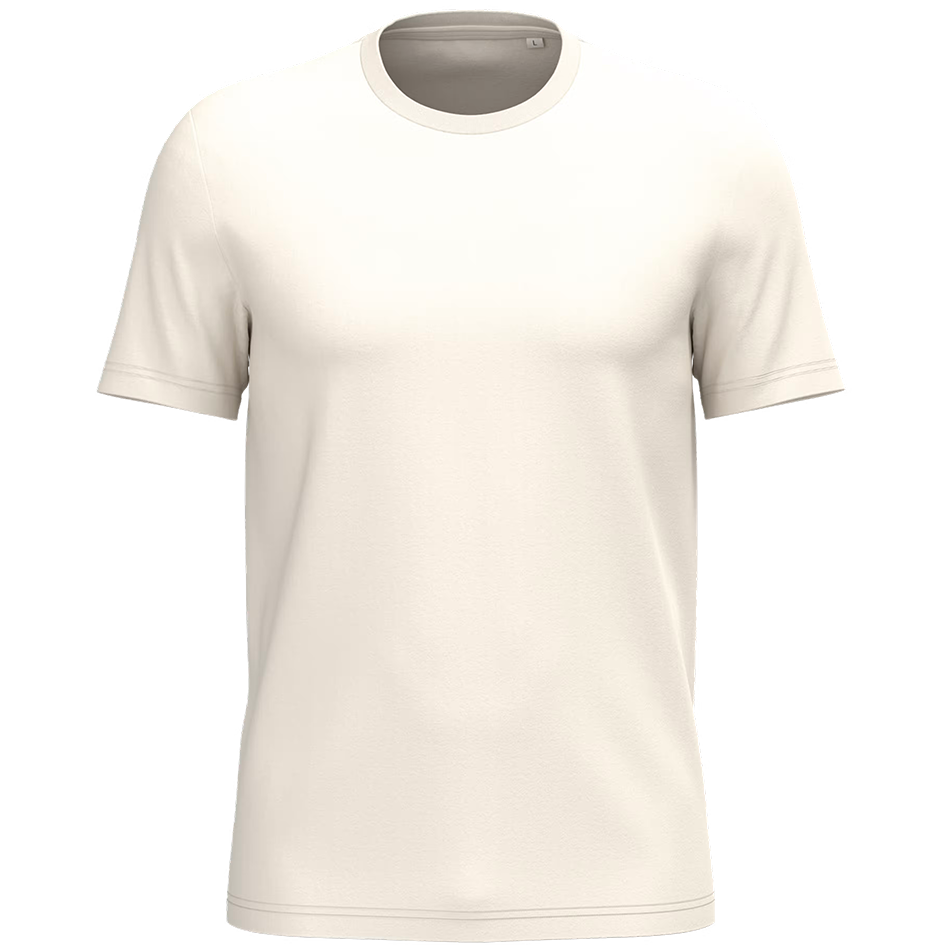 Tee-shirt coton bio personnalisé ivory