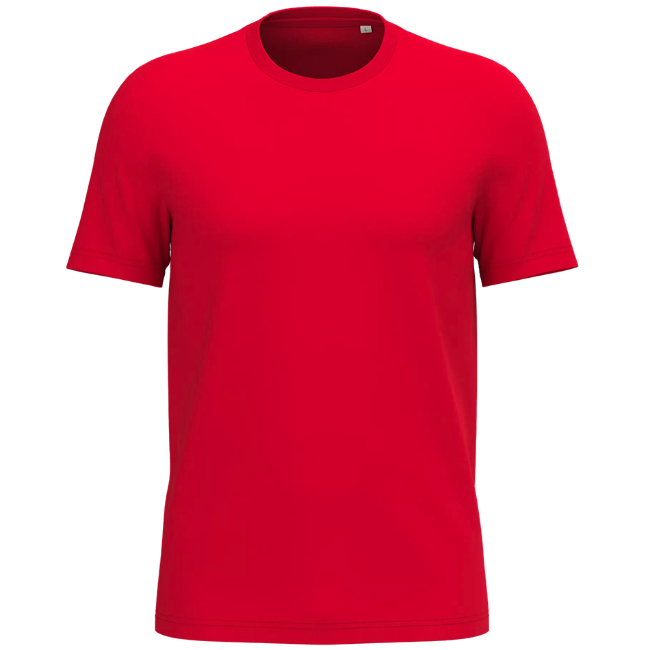 Tee-shirt coton bio personnalisé poppy-red