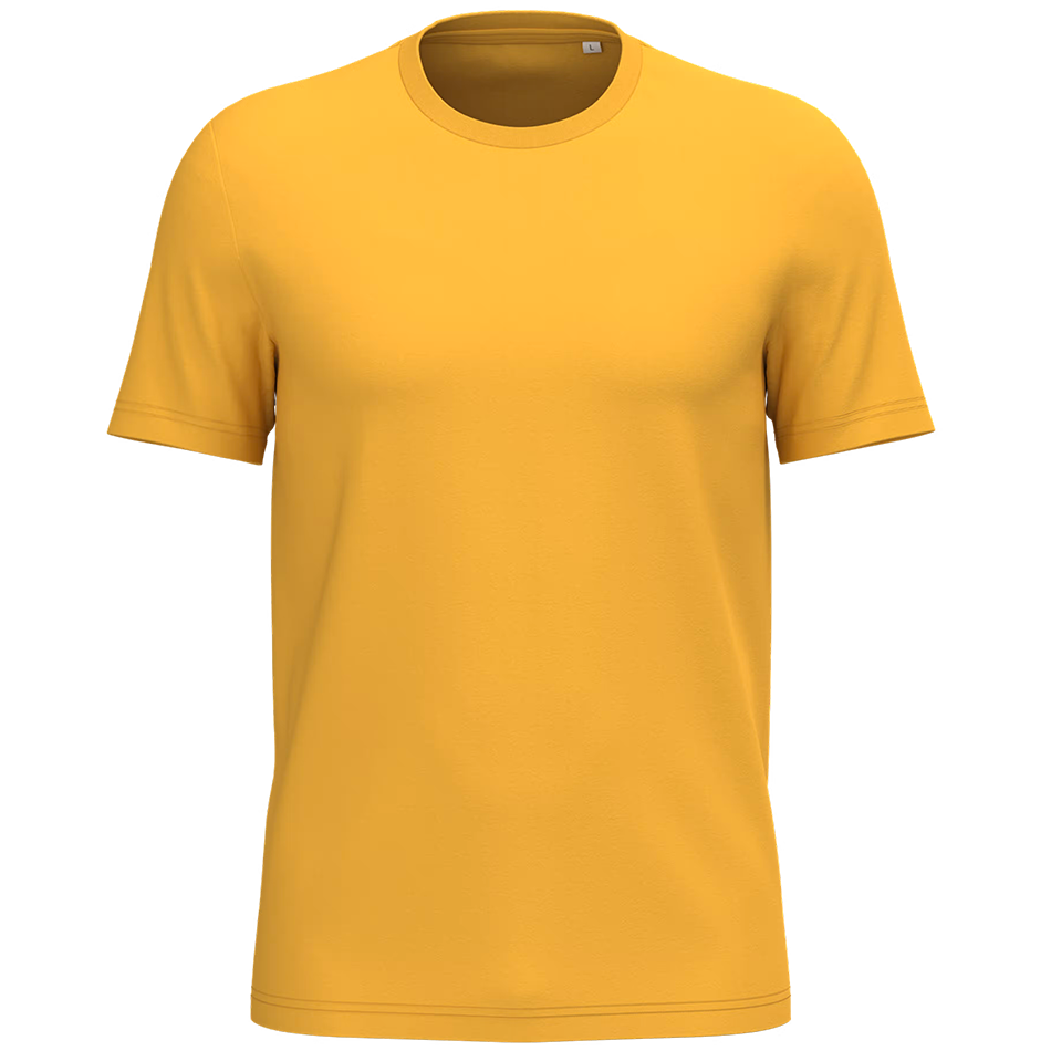 Tee-shirt coton bio personnalisé sun-yellow