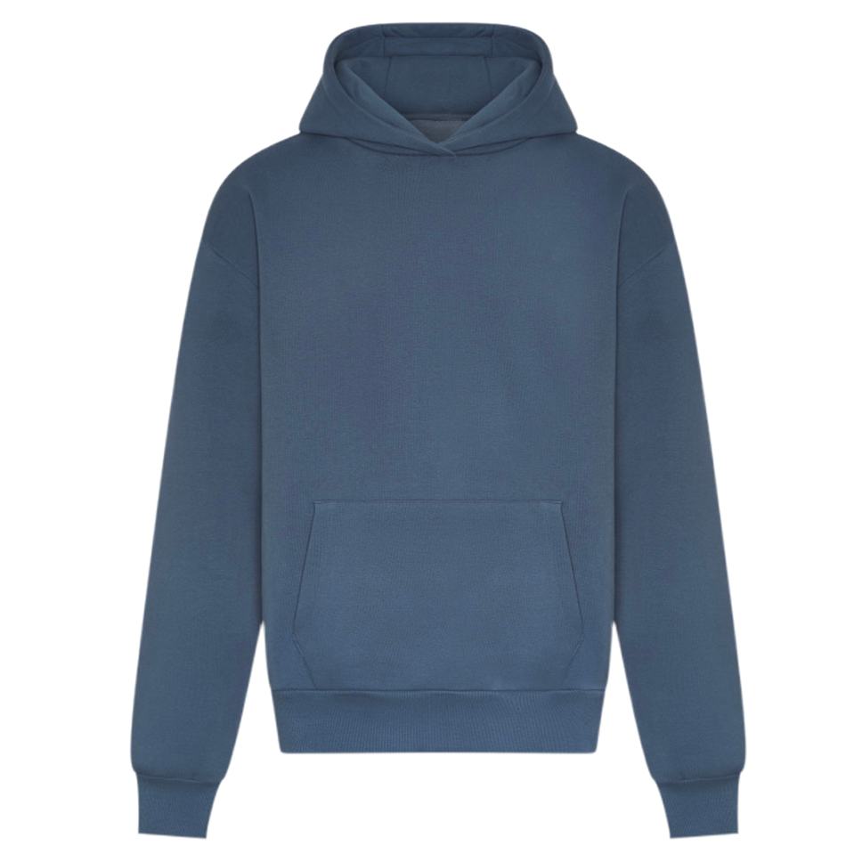 Sweat capuche lourd personnalisé airforce-blue