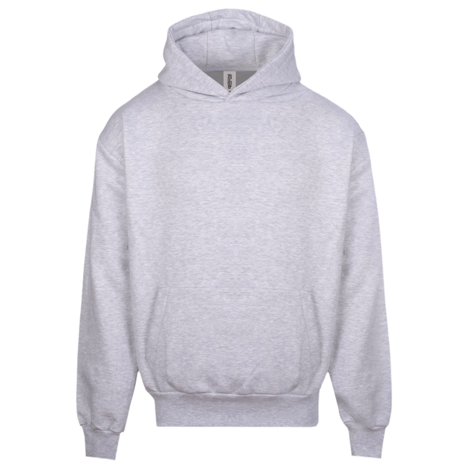 Sweat capuche lourd personnalisé ash
