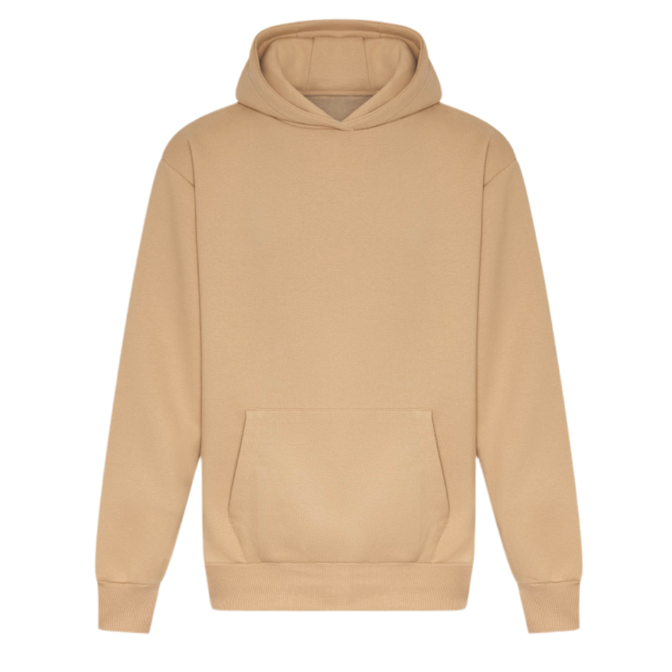 Sweat capuche lourd personnalisé desert-sand