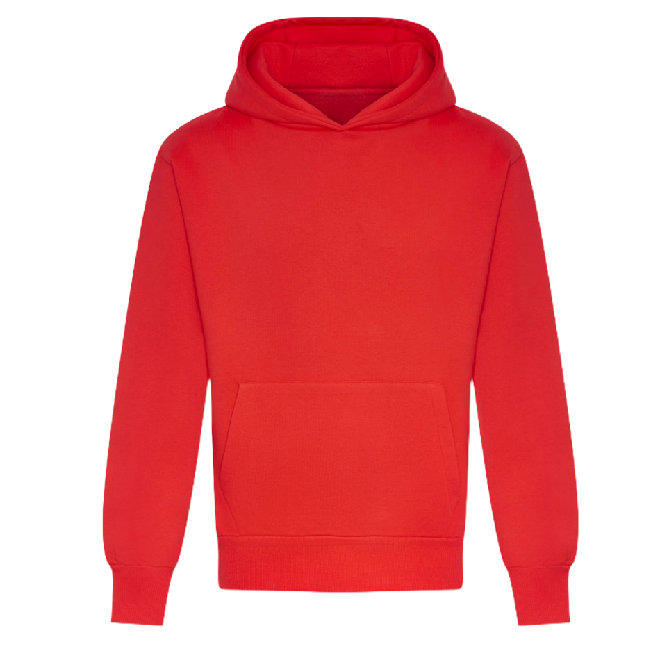 Sweat capuche lourd personnalisé soft-red