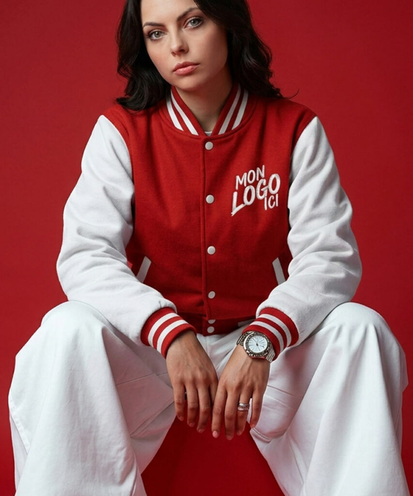 Veste teddy à personnaliser avec logo brodé
